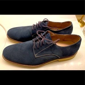 Banana Republic Blue Suede Shoes Size 11